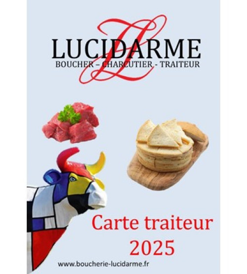 CARTE TRAITEUR 2025