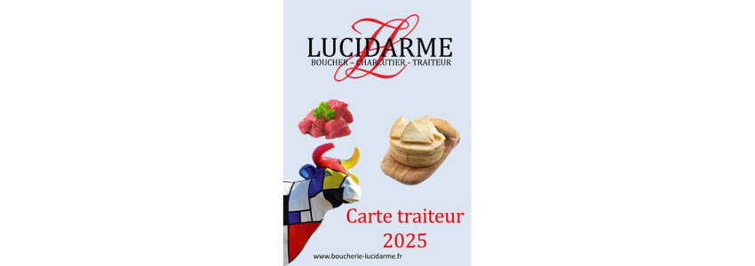 CARTE TRAITEUR 2025