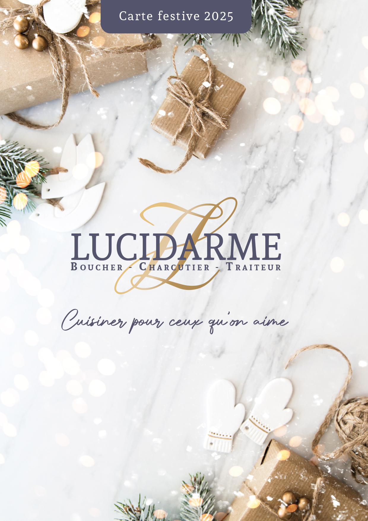Carte festive lucidarme 2025