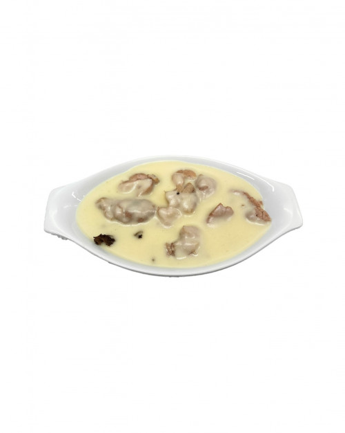 CASSOLETTE DE RIS DE VEAU AUX CEPES ET MORILLES