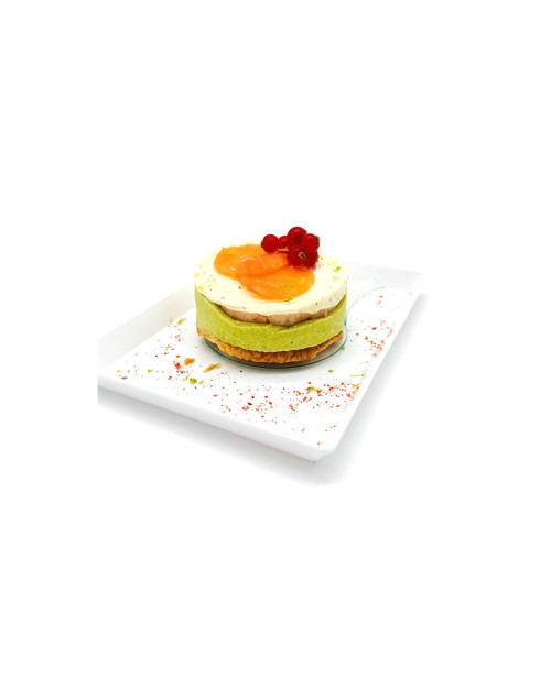 BAVAROIS A L' AVOCAT ET SAUMON